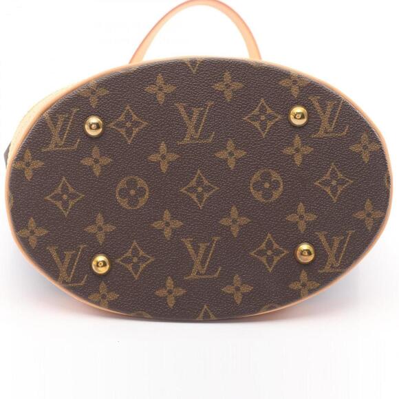 LOUIS VUITTON Brown Monogram Leather Pouch - Picture 11 of 11